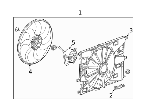 Cooling Fan for 2021 Chevrolet Trailblazer #0