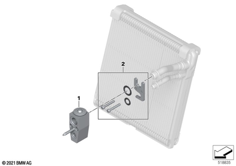 Evaporator / Expansion Valve for 2024 Mini Countryman SE ALL4 #0