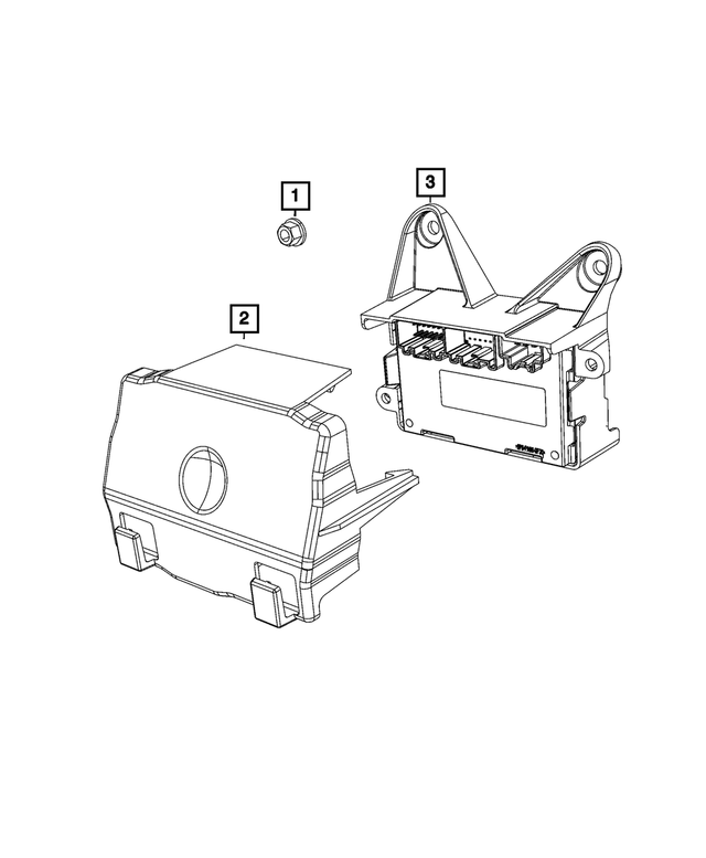 56029432AC - Electrical: Module Cover for Mopar Image