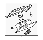 15263198 - : Glove Box Assembly for Chevrolet: Malibu Image