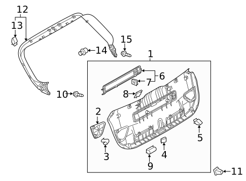Interior Trim for 2018 Audi A3 Sportback e-tron #0