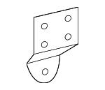 5118791AA - Body: Front Crossmember Support Bracket for Dodge: Sprinter 2500, Sprinter 3500 Image