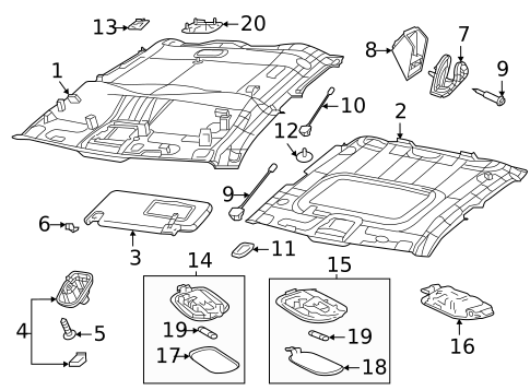 Interior Trim - Cab for 2020 Ram 1500 #3