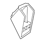 68359301AA - Body: Coat Hook Bracket for Ram: 1500 Image