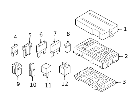 Fuse & Relay for 2010 Ford F-150 #1