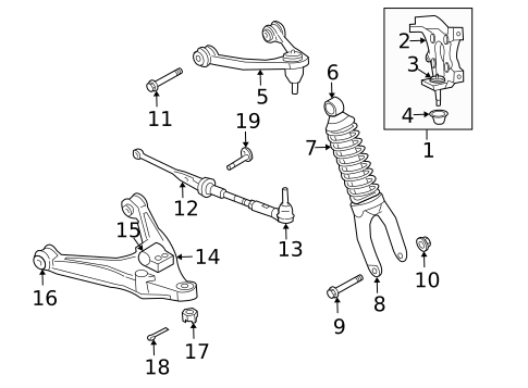 Suspension, Springs & Related Components for 2004 Dodge Viper #0