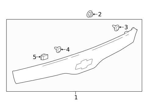 High Mounted Stop Lamp for 2018 Chevrolet Volt #0