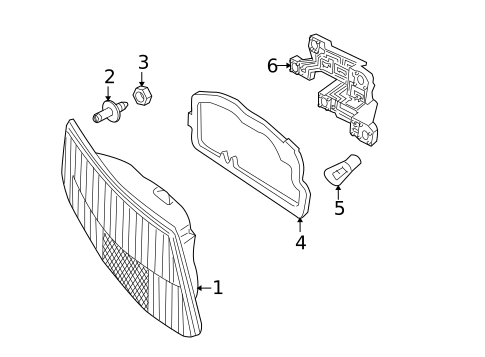 Bulbs - Chassis for 2008 Porsche Boxster #5