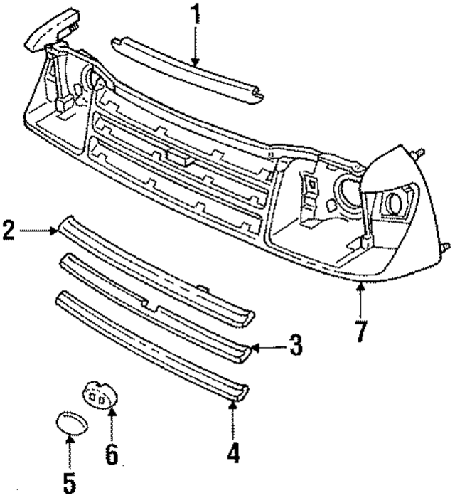 E43Z8419A - Body: Molding for Ford Image