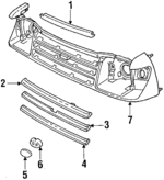 E43Z8C270W - : Emblem Base for Ford Image
