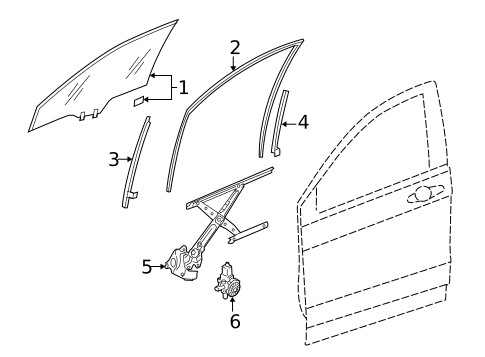 Front Door for 2015 Honda CR-V #0