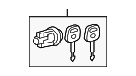 6905752510 - Steering: Cylinder &amp; Keys for Toyota: Camry, Corolla, Highlander, Yaris Image