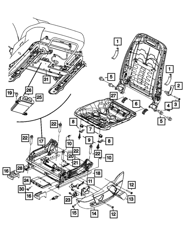 5139697AA - Interior Trim: Bezel, Left for Chrysler: 300 | Dodge: Charger, Magnum Image