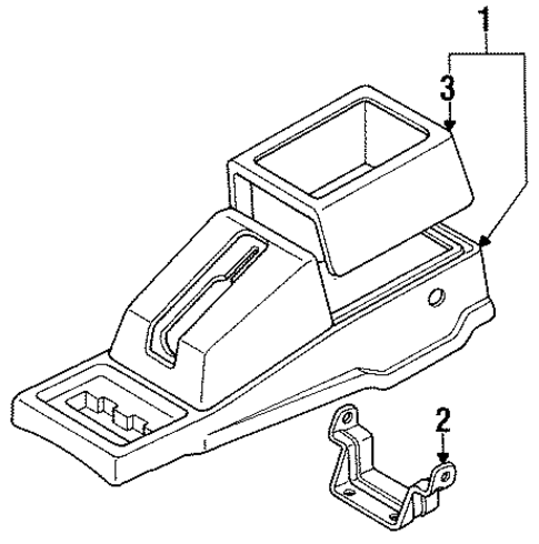 Center for 1993 Nissan Pathfinder #1