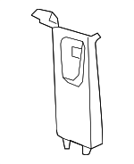 5JP31BD1AI - Body: Rear Pillar Trim for Mopar Image