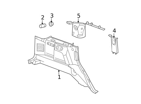 Interior Trim - Quarter Panels for 2007 Jeep Commander #0