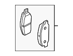 D40601LB0B - : Disc Brake Pad Set for Nissan: Armada Image