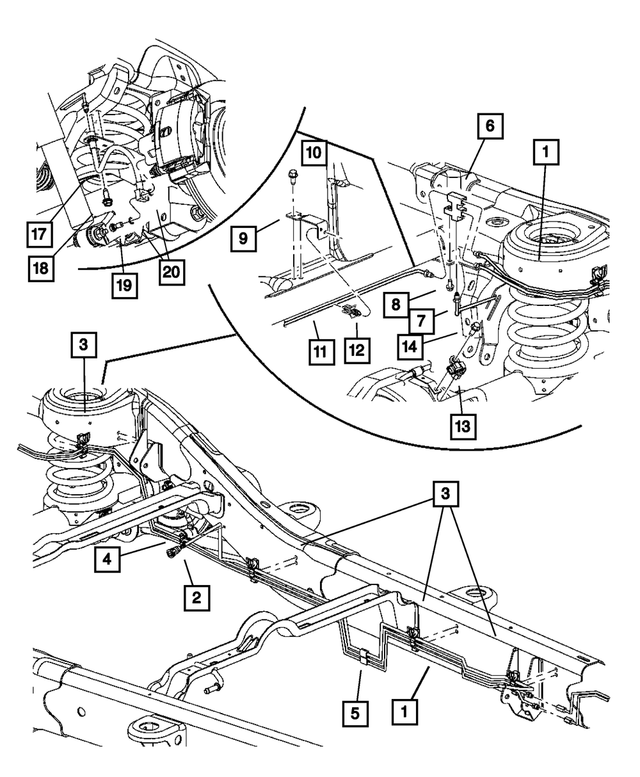 52855237AC - Service Brakes: Brake Tube for Mopar Image
