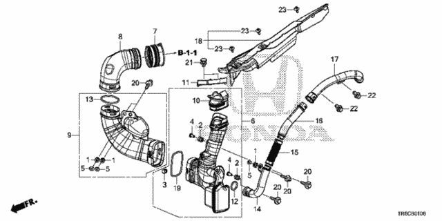 Resonator Chamber (2.4L) (KA/KC) for 2014 Honda Civic #0