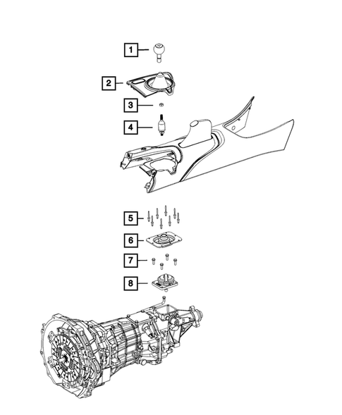 Gearshift Controls and Related Parts for 2017 Dodge Viper #0