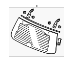 73211SZAA01 - : Lift Gate Glass for Honda Image