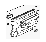 83500SDNA54ZA - : Door Trim Panel for Honda: Accord Image