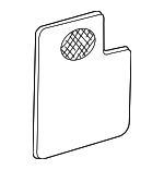 F2UZ1545220AAJ - Body: Rear Door Trim for Ford: E-150 Econoline, E-150 Econoline Club Wagon, E-250 Econoline, E-350 Econoline, E-350 Econoline Club Wagon, E-350 Super Duty, E-450 Econoline Super Duty, Econoline Super Duty Image