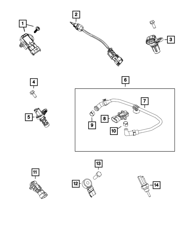 « 68268908AA – Electrical : Durite Collier pour Mopar Image »