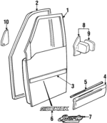 6800277812 - Body: Door Shell for Suzuki Image