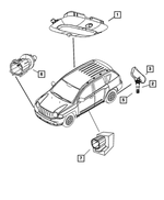 68001743AC - Electrical: Mounting Hardware Kit for Mopar Image