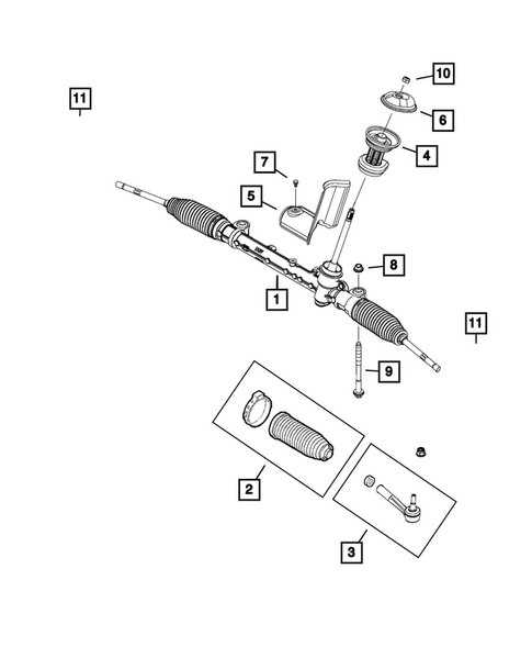 Steering Gear for 2022 Jeep Renegade #0