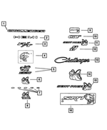 68420592AA - Exterior Ornamentation: Nameplate, Right for Dodge: Challenger, Charger Image