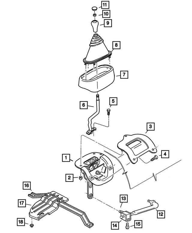 6502064 - Transfer Case Model 241 [DHE, DHG, DHH]: Tapping Screw for Mopar Image