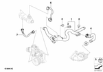 11537805359 - : Hose, Heat Exchanger-Return Pipe for BMW Image