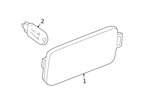 Side Marker Lamps for 2018 Audi RS7 #1