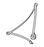 7321002042C0 - : Lap &amp; Shoulder Belt for Toyota Image