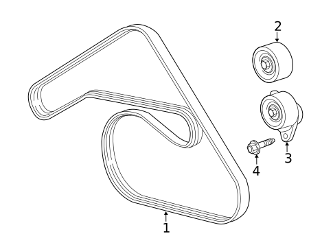 Belts & Pulleys for 2016 Cadillac CTS #0