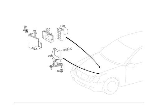 Hydraulic Unit for 2006 Mercedes-Benz CLK350 #0