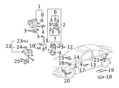 Stability Control for 2011 Lexus LS460 #0
