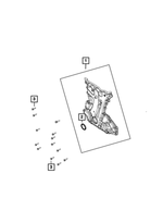 6509284AA - Engine: Hex Flange Head Bolt, Mounting for Mopar Image