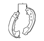 D40605RF0A - : Brake Shoes for Nissan Image