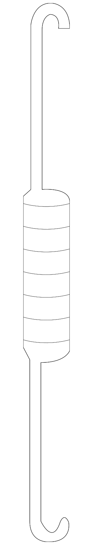 442135RB0A - : Drum Brake Shoe Return Spring for Nissan: Kicks, Versa Image