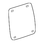 833964N000 - Body: Door Glass Spacer for Nissan: TITAN Image