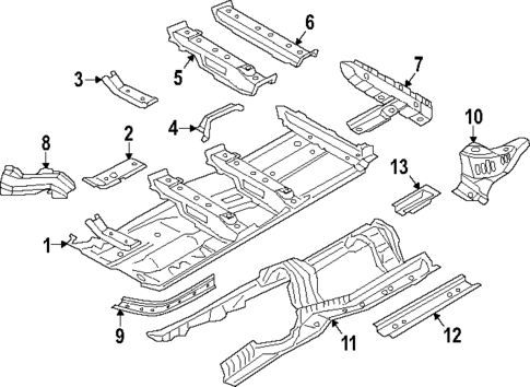 Floor for 2025 BMW 740i #0