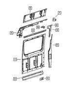 68008572AA - Body Sheet Metal Except Doors: Body Side Front Panel, Right for Mopar Image