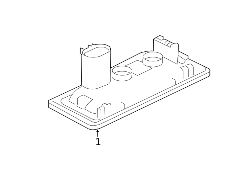 License Lamps for 2020 Jaguar E-Pace #0