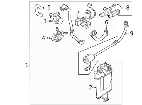 Emission Components for 2023 Volkswagen Taos #0