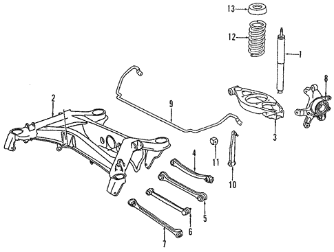 Rear Suspension for 1992 Mercedes-Benz 300 TE | Mercedes