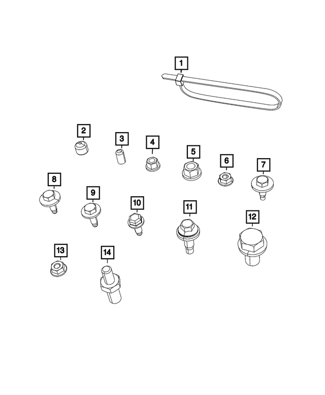 52122364AA - Electrical: Seat Adjuster End Cap for Mopar Image image