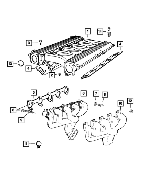 Manifolds for 2002 Dodge Viper #0